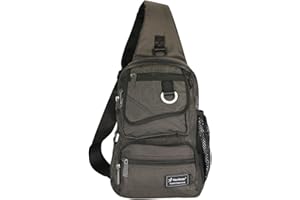 Vanlison Sling Bag Chest Shoulder Backpack Crossbody Multipurpose Daypack For Men Women