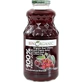 BenOrganic Vişne Suyu ve Kiraz suyu 940 ml Cam Şişe