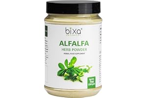 Alfalfa Powder (Medicago Sativa),Green Superfood | Supports Nutrition & Overall Well-Being |Natural Antioxidants Supplement| Support Joint ain by Bixa Botanical - 7 Oz (200g)