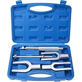 BOOMSTART 5 Pcs Ball Joint Tool Set for Steering Ball Joints, Steering Rod Head Puller, Ball Joint Puller and Separating Ball