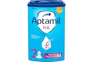 APTAMIL DE DF SPENDE AN TAFEL DEUTSCHLAND- Aptamil HA 2 – Anschlussnahrung nach dem 6. Monat, Mit Omega 3 & 6, DHA, ARA & ALA, Nur Laktose, Ohne Palmöl, Babynahrung, Milchpulver, 1x 800g