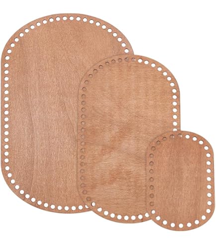 Base En Bois Pour Sacs Crochetés Ou Tissés - Panier Vierge à Personnaliser - DIY, Bricolage, Décoration - 30 Cm