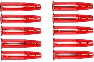 Flachberg Pufferpatronen .22 LR Kunststoff (10 Stück) | Dummy Rounds Training | Snap Caps Trockentraining, Ladeübung, Waffenpflege