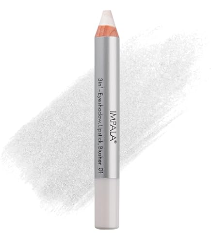 Crayon Ombre à Paupières Crème Deborah Milano 01 Blanc Pailleté - Hypoallergénique, Made In France