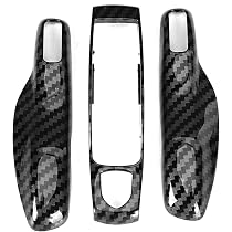 Porsche Smart Key Gehäuse Neuer Smart Schlüsselanhänger Gehäuse Für Porsche Cayenne, Panamera, 911 – 3 Tasten, Schwarz Porsche Head