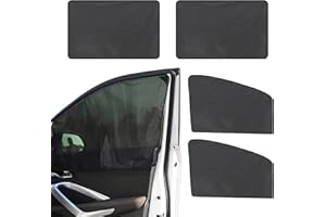 JODSEN 4 Pezzi Tendine Parasole Auto,Parasole Magnetico per Finestrini Laterali Auto,Tende Oscuranti Vetri Auto,Tenda Finestra Auto,per bloccare Raggi UV Privacy Protezione,Lato Anteriore e Sedile Posteriore