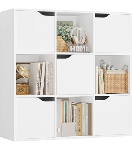 Boekenkast Dortmund mangohout zand 5 vakken 90cm