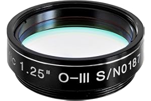 Explore Scientific Filtro de Niebla O-III de 1,25 Pulgadas para telescopios para Aumentar el Contraste.