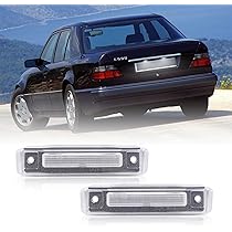 Feux De Plaque D'immatriculation LED Pour Mercedes Classe E W124/S124 Et SL R129 – Blanc 6500K, Compatibles Canbus, Sans Erreur (remplacement A1248200756)