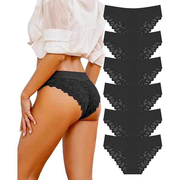 Mutande Donna In Cotone E Pizzo – Vestibilità Comoda – Confezioni Da 1, 2 O 4 Pezzi