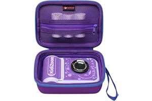 XANAD Camera Étui pour VTech KidiZoom Print Cam/KidiZoom Vidéo Studio HD Appareil Photo Enfant，Cadeau Enfant de 4 à 12 Ans (Violet)