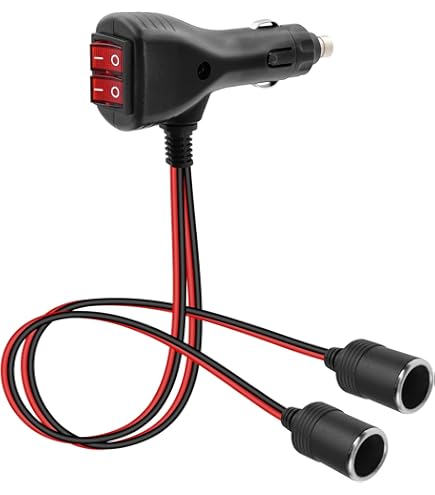 LISEN 54W 2-Pack Allue Cigare USB C, Double Ports Rapide, Chargeur Voiture USB C Sécurisés