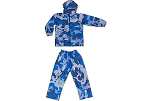 DRY KIDS Waterproof Suit - Comprising of Waterproof Packaway Jacket and Waterproof Over Trousers