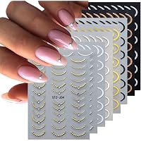 12 Blätter Nagelsticker Von JMEOWIO – Selbstklebend, Roségold, Für Nail Art