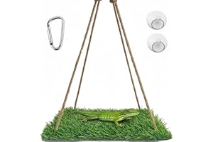 YcsRnn Bearded Dragon Hammock, Leopard Gecko Accessories, Lizard Tank Accessories, 25cm Reptile Hammock for Bearded Dragons and Leopard Geckos, Durable and Breathable