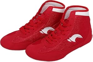 BILIKEYU Kinder Boxschuhe High Top Training Wrestling Schuhe Lange Stiefel Boxschuhe Wettkampftraining Leichte Sneaker Jungen 36