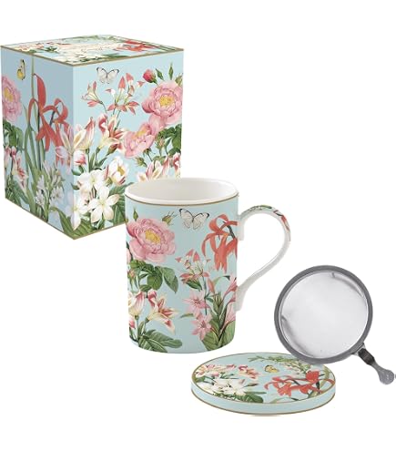 EASY LIFE Coffret Tasse Déjeuner 40 cl - Imperial Peacock