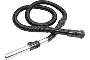 vhbw Tubo di ricambio flessibile ø 32mm compatibile con Nilfisk GD930, VP930 aspirapolvere - nero - con impugnatura