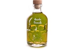 IL GUSTO Absinthe Gift | Skull Shaped Glass Bottle | 200ml | 55%