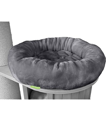 Kratzbaumland 50 cm Liegeplatte mit Rand fr Kratzbume, Ersatzteil (Grau -  Designer) : Amazon.de: Haustier