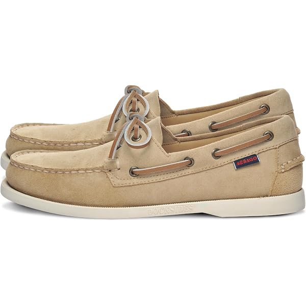 Chaussures Sebago Docksides Portland - Cuir - Lt Grey Blue Indigo - Pointure 43