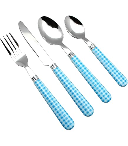 Posate Per Insalata In Stile Barocco - Coppia Di Mestoli In Alpacca Placcata Argento Con Dettagli In Corno - Made In Italy (Lunghezza 23,5 Cm) By Varotto & Co