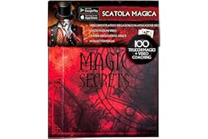 LUGY MAGIC SECRETS - Kit Cofanetto di Magia Completo per adulto - 100 Trucchi Professionali - Video Coaching Gratuiti (App iOS & Android) - Gioco Bambino & Adolescente 12+ anni