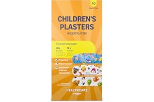 ‎AMAZON BASIC CARE Healthcare By Amazon Kinderpflaster 40 Pflaster (Zuvor eine Marke von Amazon Basic Care, gleiches Produkt)
