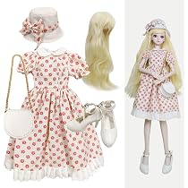 Ensemble Robe Et Veste Laloo - Pièce Unique Pour Poupée Sybarite 40 Cm - France