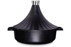 INTIGNIS® Tajine Marocain 28 cm avec Couvercle Auto-Arrosant – Plat à Tajine Induction Tous Feux, 4,2 L, Antiadhésif sans PFOA, Passe au Four