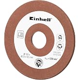 Orijinal Einhell Zincir Bileme Yedek Taşı &Oslash; 108 mm (Zincir testere bileme cihazı aksesuarı, kalınlık 4,5 mm, 23 mm mil bağlan