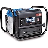 Scheppach Benzin Stromgenerator SG1000 (Stromerzeuger max.700 W, 4 Liter Tank, leicht und kompakt, leichter Transport des Not