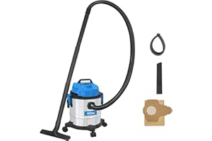 Güde GNTS 12 L 17000, Nass-Trockensauger, Edelstahl, Blau, silber, schwarz, 1200 W, 12 liters, 83 Dezibel