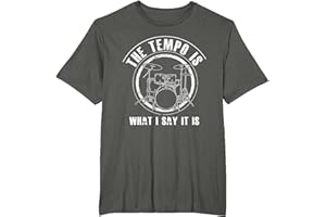 DRUMMER APPREL CO. - REGALI PER BATTERISTA Baterista Drummer Batterie Cadeau T-Shirt