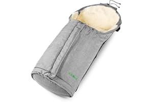 Fellhof 108707 Fußsack Sölden, black melange