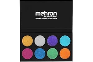 Mehron Paradise Brilliant E17D5 Face Paint Palettes (8 Colors) by Mehron