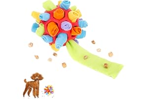 JODSEN Alfombra Olfato Juego de Inteligencia para Perros Pequeños Medianos, Bola de Rapé, Snuffle Mat, Pelota de Juguete Interactiva Estera de Alimentación para Comer Lento