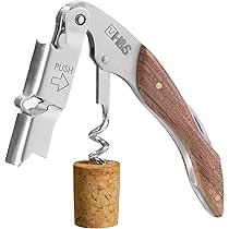 Cavatappi Professionale 3 In 1 Per Vino E Birra - Tagliafoglio E Apribottiglie In Acciaio Inox Per Bar E Casa - Foto 2