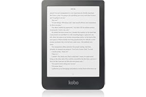 Kobo Clara HD | eReader | 6” Glare Free Touchscreen | Adjustable Brightness & Colour Temperature | eBooks | WIFI | 8GB of Storage | Carta E Ink Technology | Black…