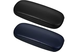 Yorgewd 2 Pack Hard Shell Glasses Case, Portable Eyeglasses Case for Women Men