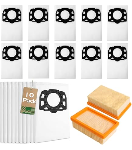 Sacchetti filtro in carta per aspiratore 4 pz Kaercher Sacchetti filtro in carta per aspiratore 4 pz Kaercher