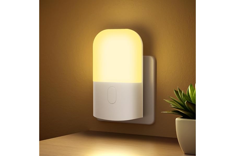 GRIFEMA GD101-1, Veilleuse Enfant, Veilleuse Prise Électrique avec 3 Niveaux de Réglage de La Luminosité, Veilleuse Bébé Adap