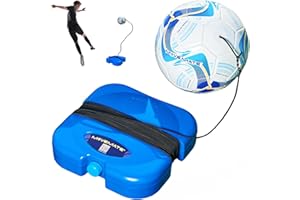 MOVEMATE® Set di allenamento per pallone da calcio, con corda, ideale come regalo da calcio per ragazzi, innovativo strumento di allenamento per esterni, in giardino
