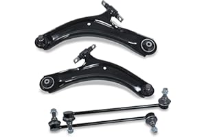 HOMRY BESTPRICE 2x braccio di controllo assale anteriore inferiore destro e sinistro, 2x barra di accoppiamento anteriore Compatibile con NISSAN QASHQAI, X-TRAIL, RENAULT KOLEOS
