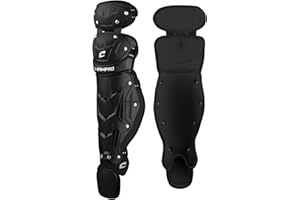CHAMPRO Optimus MVP Doppelknie-Beinschutz für Baseball, 34,3 cm Länge