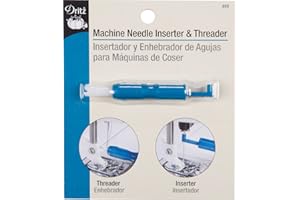 Dritz Machine Needle, Fabric, Original Version, Inserter & Threader for Sewing