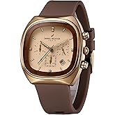 Daniel Hechter Paris Bercy Collection Modern Multi Functional Watch for Men with Square Dial and Silicon Band-DHM1001