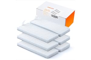 BAKUUM Pack 6 Filtros Hepa para deposito mixto de liquidos de Cecotec Conga Series 4090, 4690, 5090, 6090 y 7090 Filtros HEPA para robot aspirador
