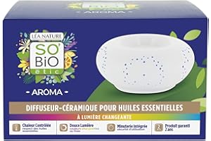 So'Bio étic - Ceramiczny dyfuzor olejków eterycznych - zmieniające się światło