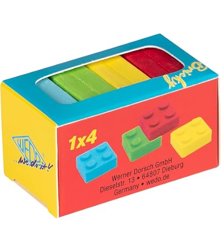 Anker Kids Create, Arts & Crafts, 6 temperamatite (Mattoni), Assortiti, 29.7x21x